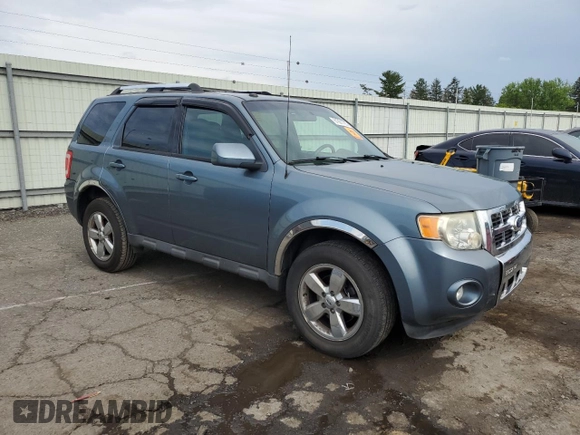 2010 Ford Escape Limited with VIN 1FMCU9EG1AKC28781, listed as a Copart auction lot 61601725 with 99,969 mi miles and Salvage title. Bid and sale history available at DreamBid. Image 4.