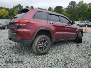 2019 Jeep Grand Cherokee Trailhawk with VIN 1C4RJFLT9KC718628, listed as a Copart auction lot 72646234 with 94,980 mi miles and Salvage title. Bid and sale history available at DreamBid. Image 3.