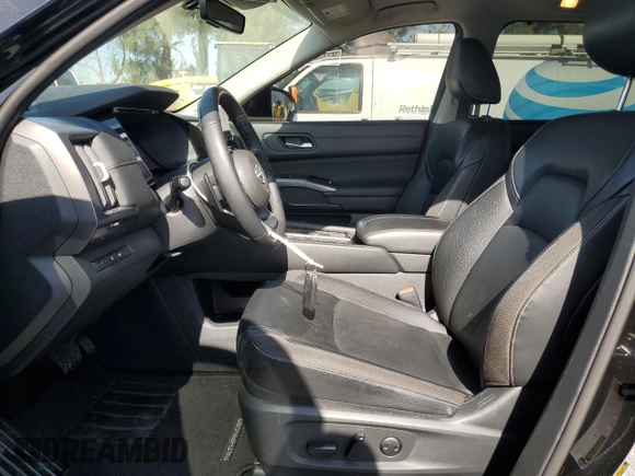 2024 Nissan Pathfinder SL with VIN 5N1DR3CB0RC236113, listed as a Copart auction lot 61396645 with 22,942 mi miles and Salvage title. Bid and sale history available at DreamBid. Image 7.