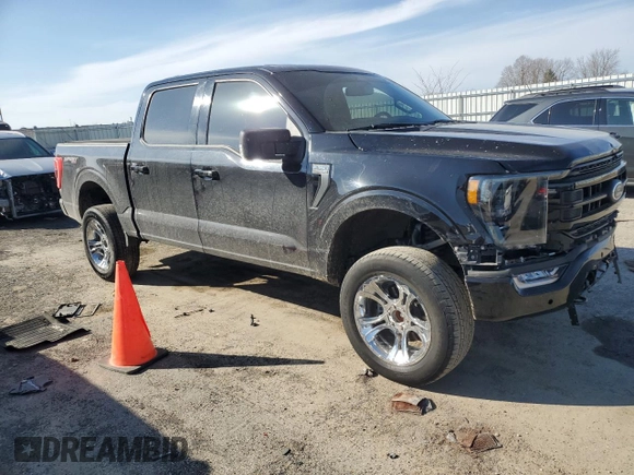 2022 Ford F-150 XL with VIN 1FTEW1EP9NKD65403, listed as a Copart auction lot 48786465 with 69,497 mi miles and Salvage Title. Bid and sale history available at carsss.com. Image 4.