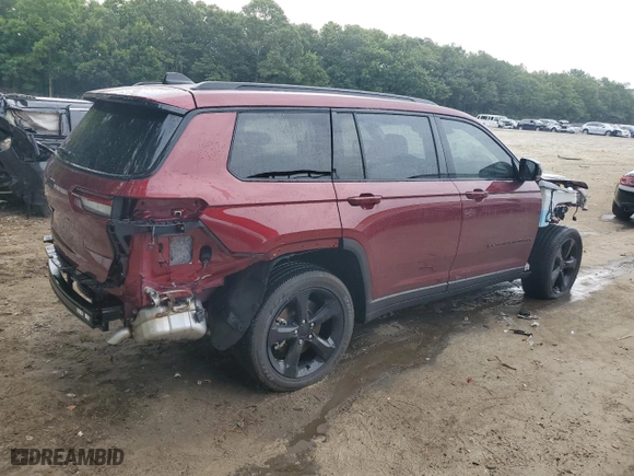 2023 Jeep Grand Cherokee L Laredo with VIN 1C4RJJAG3P8794378, listed as a Copart auction lot 62889134 with 16,994 mi miles and Salvage Title. Bid and sale history available at carsss.com. Image 3.