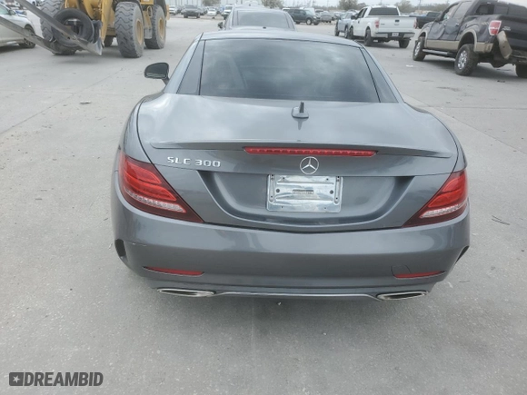 2017 Mercedes-Benz SLC with VIN WDDPK3JA3HF137269, listed as a Copart auction lot 45907695 with 80,308 mi miles and Salvage Title. Bid and sale history available at carsss.com. Image 6.