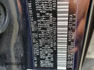 2017 Toyota Camry XLE with VIN 4T1BF1FK1HU377717, listed as a Copart auction lot 51390895 with 157,236 mi miles and Salvage Title. Bid and sale history available at carsss.com. Image 15.
