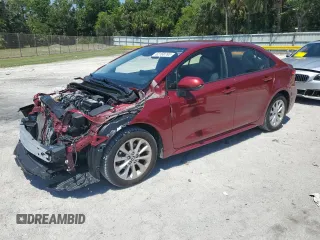 2022 Toyota Corolla LE with VIN JTDVPMAE4NJ221959, listed as a Copart auction lot 52168765 with 40,324 mi miles and Salvage Title. Bid and sale history available at carsss.com. Image 1.