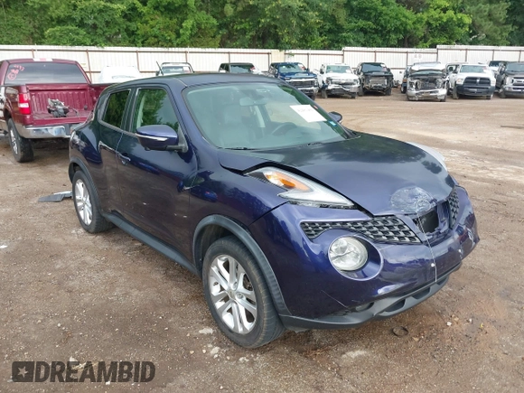 2015 Nissan Juke S with VIN JN8AF5MV3FT557180, listed as a IAAI auction lot 42481409 with 55,490 mi miles and . Bid and sale history available at DreamBid. Image 1.