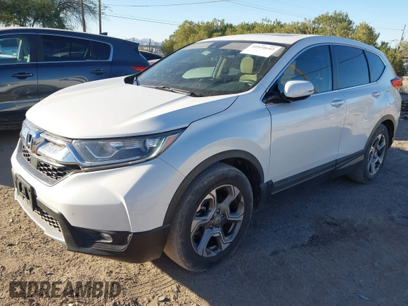 2019 Honda CR-V EX with VIN 5J6RW1H55KA037015, listed as a IAAI auction lot 41034642 with 38,534 mi miles and . Bid and sale history available at DreamBid. Image 6.