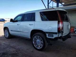 2016 Cadillac Escalade Platinum with VIN 1GYS3DKJ7GR344163, listed as a Copart auction lot 49719985 with 58,947 mi miles and Salvage Title. Bid and sale history available at carsss.com. Image 2.