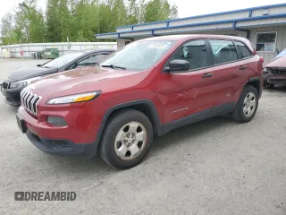 2017 Jeep Cherokee Sport z VIN 1C4PJMAB7HW588619, wystawiony jako Copart lot #55066405 z przebiegiem 88 402 mil mil oraz Czysty tytuł • Clean title. Historia ofert i sprzedaży dostępna na DreamBid. Obrazek 1.
