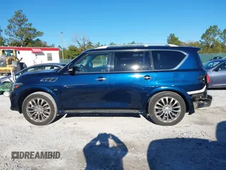 2017 Infiniti QX80 with VIN JN8AZ2NE8H9152064, listed as a IAAI auction lot 41356239 with 100,747 mi miles and . Bid and sale history available at DreamBid. Image 14.