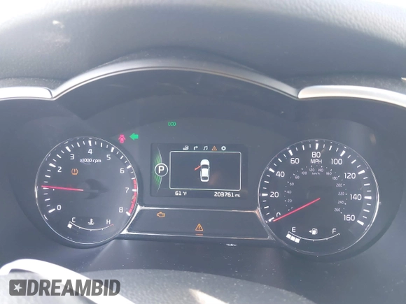 2015 Kia Optima SXL Turbo with VIN 5XXGR4A66FG359715, listed as a IAAI auction lot 41787210 with 203,761 mi miles and . Bid and sale history available at DreamBid. Image 7.