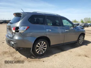 2016 Nissan Pathfinder Platinum z VIN 5N1AR2MN8GC614746, wystawiony jako Copart lot #56227895 z przebiegiem 135 306 mil mil oraz Szkoda całkowita • Salvage title. Historia ofert i sprzedaży dostępna na DreamBid. Obrazek 3.