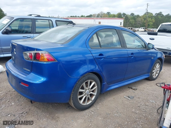 2015 Mitsubishi Lancer ES with VIN JA32U2FU6FU018490, listed as a IAAI auction lot 41960096 with 120,067 mi miles. Bid and sale history available at carsss.com. Image 4.