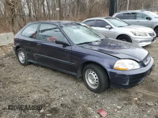 1998 Honda Civic CX with VIN 2HGEJ6325WH113841, listed as a Copart auction lot 46239325 with 79,471 mi miles and Salvage Title. Bid and sale history available at carsss.com. Image 4.