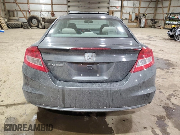 2012 Honda Civic Cpe EX with VIN 2HGFG3B89CH537025, listed as a Copart auction lot 42178925 with 126,488 mi miles and Salvage Title. Bid and sale history available at carsss.com. Image 6.