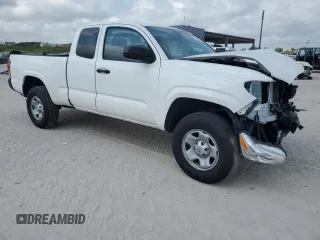 2023 Toyota Tacoma SR with VIN 3TYRX5GN9PT077706, listed as a Copart auction lot 53347825 with 43,791 mi miles and Salvage title. Bid and sale history available at DreamBid. Image 4.