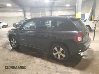 2017 Jeep Compass Latitude with VIN 1C4NJDEB6HD168072, listed as a Copart auction lot 63045025 with 82,975 mi miles and Salvage title. Bid and sale history available at DreamBid. Image 2.