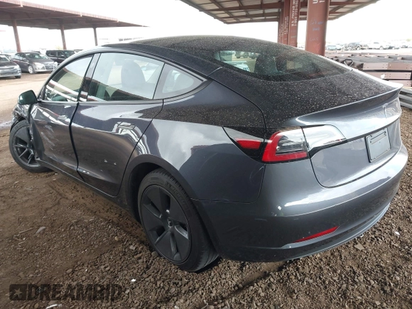 2023 Tesla Model 3 with VIN 5YJ3E1EA6PF655510, listed as a IAAI auction lot 41948480 with 27,179 mi miles and . Bid and sale history available at carsss.com. Image 3.