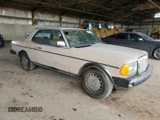 1983 Mercedes-Benz 300 with VIN WDBAB53A5DB002223, listed as a Copart auction lot 55494905 with 295,666 mi miles and Clean Title. Bid and sale history available at DreamBid. Image 4.