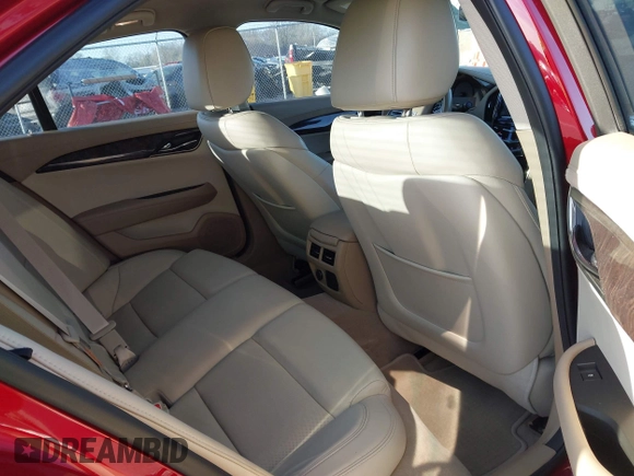 2015 Cadillac ATS Sedan Luxury RWD with VIN 1G6AB5RX7F0101320, listed as a IAAI auction lot 41851962 with 34,072 mi miles. Bid and sale history available at carsss.com. Image 8.