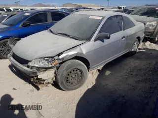 2005 Honda Civic Cpe VP with VIN 1HGEM22165L080326, listed as a Copart auction lot 86413224 with 152,425 mi miles and Non Repairable. Bid and sale history available at carsss.com. Image 1.