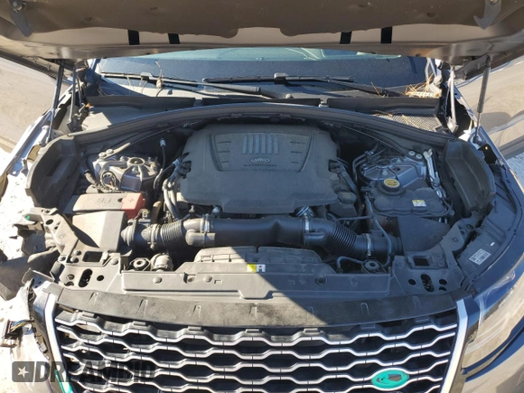 2020 Land Rover Range Rover Velar S with VIN SALYB2FVXLA245116, listed as a Copart auction lot 41598445 with 54,139 mi miles and Salvage Title. Bid and sale history available at carsss.com. Image 12.