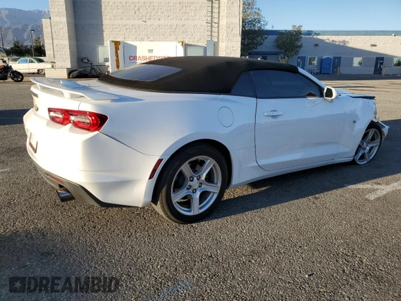 2020 Chevrolet Camaro 1LT with VIN 1G1FB3DX8L0120770, listed as a Copart auction lot 89405885 with 74,839 mi miles and Salvage Title. Bid and sale history available at carsss.com. Image 3.
