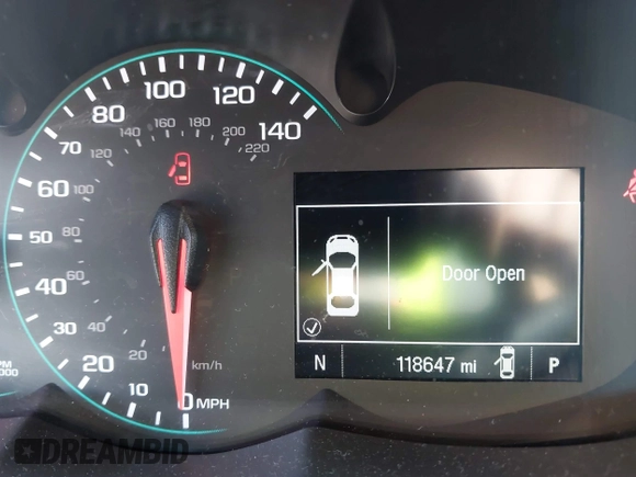 2018 Chevrolet Trax LS with VIN KL7CJNSB6JB510894, listed as a IAAI auction lot 42045055 with 118,647 mi miles. Bid and sale history available at carsss.com. Image 15.