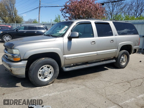 2003 Chevrolet Suburban LT with VIN 3GNGK26U33G194528, listed as a Copart auction lot 53511935 with 202,873 mi miles and Clean Title. Bid and sale history available at carsss.com. Image 1.