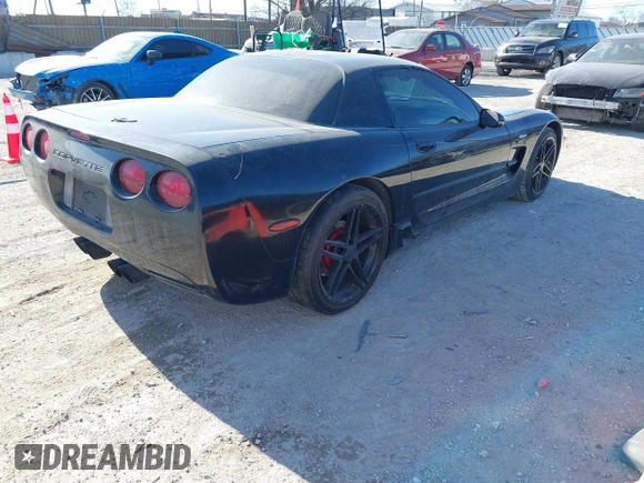 2002 Chevrolet Corvette Z06 with VIN 1G1YY12S225131395, listed as a IAAI auction lot 41440192 with 100,557 mi miles. Bid and sale history available at carsss.com. Image 4.