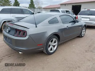 2013 Ford Mustang GT with VIN 1ZVBP8CF1D5261761, listed as a IAAI auction lot 42173607 with 76,658 mi miles and . Bid and sale history available at DreamBid. Image 4.