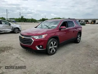 2020 Chevrolet Traverse LT Leather with VIN 1GNEVHKW1LJ152950, listed as a Copart auction lot 65397914 with 107,791 mi miles and Salvage Title. Bid and sale history available at carsss.com. Image 12.