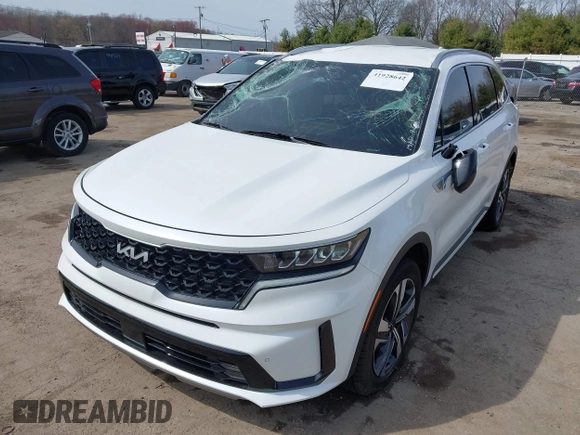 2023 Kia Sorento EX z VIN KNDRHDLG9P5154932, wystawiony jako IAAI lot #41928642 z przebiegiem 23 399 mil mil oraz . Historia ofert i sprzedaży dostępna na DreamBid. Obrazek 6.
