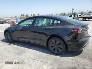 2025 Tesla Model 3 Long Range with VIN 5YJ3E1EA8SF918928, listed as a Copart auction lot 53454155 with 2,061 mi miles and Salvage title. Bid and sale history available at DreamBid. Image 2.