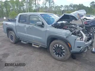 2024 Nissan Frontier SV with VIN 1N6ED1EK0RN626574, listed as a IAAI auction lot 41936992 with 16,817 mi miles and . Bid and sale history available at DreamBid. Image 1.