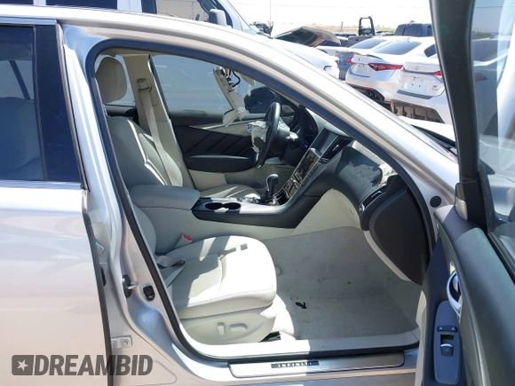 2017 Infiniti Q50 Signature Edition with VIN JN1EV7AP0HM734589, listed as a IAAI auction lot 42094090 with 40,264 mi miles and . Bid and sale history available at DreamBid. Image 5.