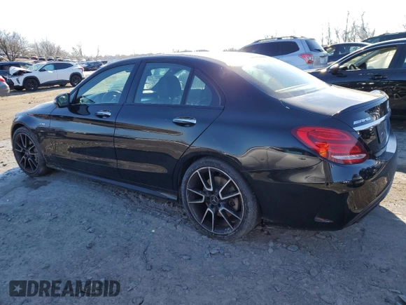 2017 Mercedes-Benz C 43 AMG with VIN 55SWF6EBXHU195218, listed as a Copart auction lot 41504645 with 97,108 mi miles and Salvage Title. Bid and sale history available at DreamBid. Image 2.