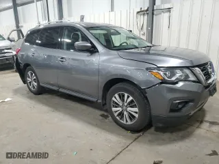 2018 Nissan Pathfinder SL with VIN 5N1DR2MM4JC644354, listed as a Copart auction lot 87827465 with 157,161 mi miles and Salvage Title. Bid and sale history available at carsss.com. Image 4.