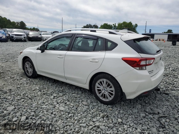 2017 Subaru Impreza Premium with VIN 4S3GTAD68H3735734, listed as a Copart auction lot 52715295 with 92,055 mi miles and Salvage title. Bid and sale history available at DreamBid. Image 2.