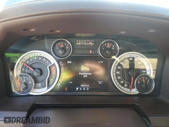 2013 Ram 2500 Laramie with VIN 3C6TR5NT7DG578429, listed as a Copart auction lot 83349134 with 185,675 mi miles and Salvage Title. Bid and sale history available at carsss.com. Image 9.