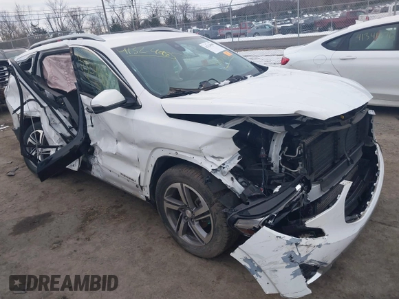 2018 GMC Terrain SLT with VIN 3GKALPEV5JL243739, listed as a IAAI auction lot 41324985 with 91,196 mi miles. Bid and sale history available at carsss.com. Image 1.