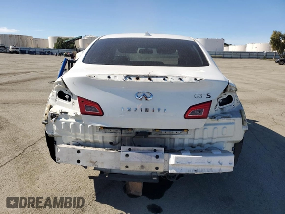 2013 Infiniti G37 Journey with VIN JN1CV6AP8DM713324, listed as a Copart auction lot 46168155 with Not provided miles and Non repairable. Bid and sale history available at DreamBid. Image 6.