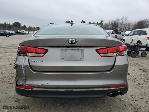 2016 Kia Optima LX with VIN 5XXGT4L32GG036638, listed as a Copart auction lot 50812895 with 158,713 mi miles and Salvage Title. Bid and sale history available at carsss.com. Image 6.
