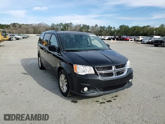 2019 Dodge Grand Caravan SXT with VIN 2C4RDGCG5KR563941, listed as a Copart auction lot 47430555 with 125,663 mi miles and Salvage Title. Bid and sale history available at DreamBid. Image 14.