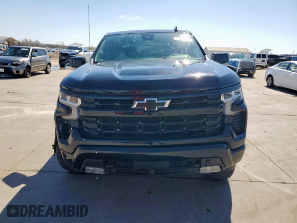 2023 Chevrolet Silverado 1500 RST with VIN 1GCUDEE87PZ309357, listed as a Copart auction lot 44620385 with 27,774 mi miles and Salvage Title. Bid and sale history available at DreamBid. Image 5.