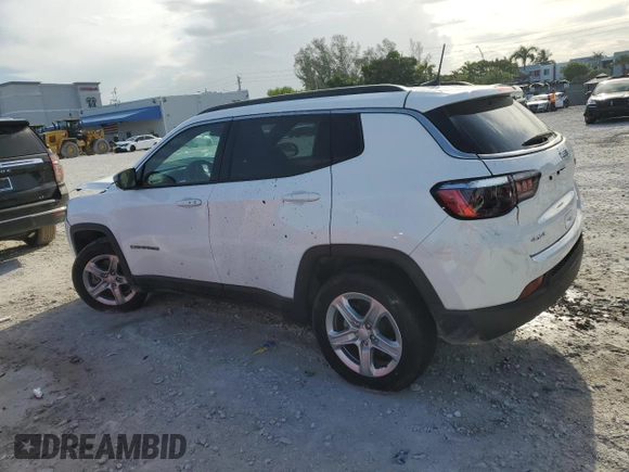 2023 Jeep Compass Latitude with VIN 3C4NJDBN2PT553149, listed as a Copart auction lot 66274705 with 46,236 mi miles and Clean title. Bid and sale history available at DreamBid. Image 2.