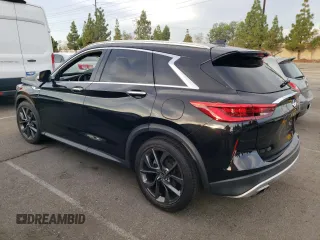 2019 Infiniti QX50 Essential with VIN 3PCAJ5M10KF103991, listed as a Copart auction lot 67370683 with 60,690 mi miles and Salvage title. Bid and sale history available at DreamBid. Image 2.