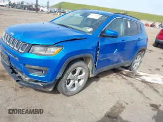 2018 Jeep Compass Latitude with VIN 3C4NJCBB9JT420489, listed as a IAAI auction lot 42021169 with 130,630 mi miles and . Bid and sale history available at DreamBid. Image 17.