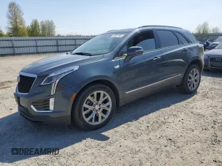 2021 Cadillac XT5 AWD Sport z VIN 1GYKNGRS3MZ176043, wystawiony jako Copart lot #49822445 z przebiegiem 44 347 mil mil oraz Szkoda całkowita • Salvage title. Historia ofert i sprzedaży dostępna na DreamBid. Obrazek 1.