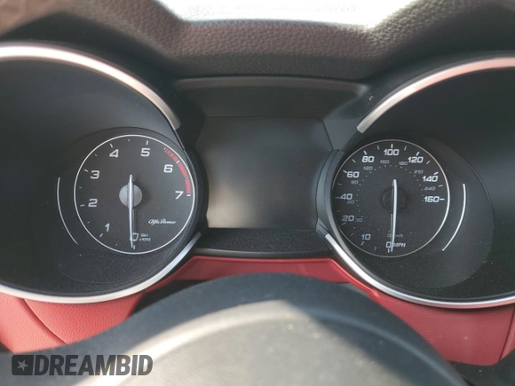 2019 Alfa Romeo Stelvio Ti with VIN ZASPAKBN3K7C70518, listed as a Copart auction lot 53438145 with Not provided miles and Non repairable. Bid and sale history available at DreamBid. Image 9.
