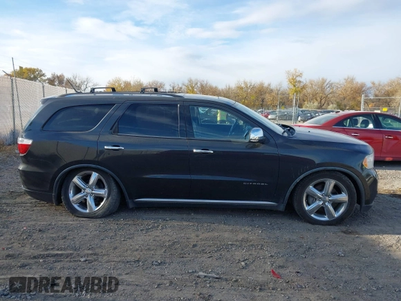 2011 Dodge Durango Citadel with VIN 1D4SE5GT3BC613998, listed as a IAAI auction lot 40760507 with 172,968 mi miles. Bid and sale history available at carsss.com. Image 13.